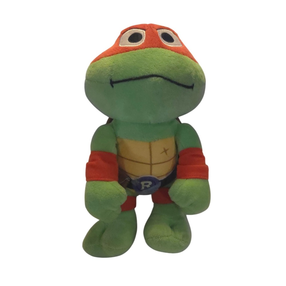 Mattel Teenage Mutant Ninja Turtles Raphael Plush Red Bandana TMNT 9.5 Inch